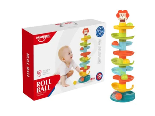Lion Roll Ball Tower Toy