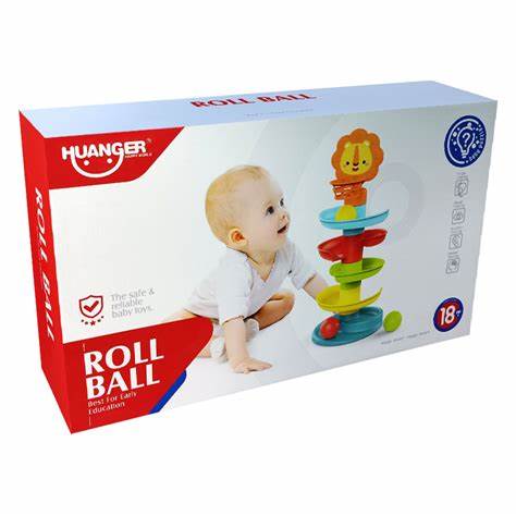 Lion Roll Ball Tower Toy