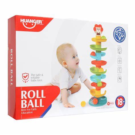Lion Roll Ball Tower Toy