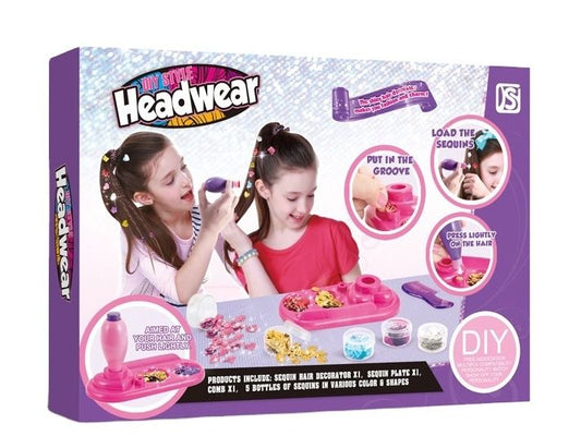 Glitter Hair Styling Machine With 420 Sequins For Hair