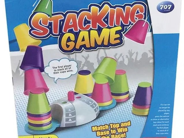 Cup Stacking Game With Bell