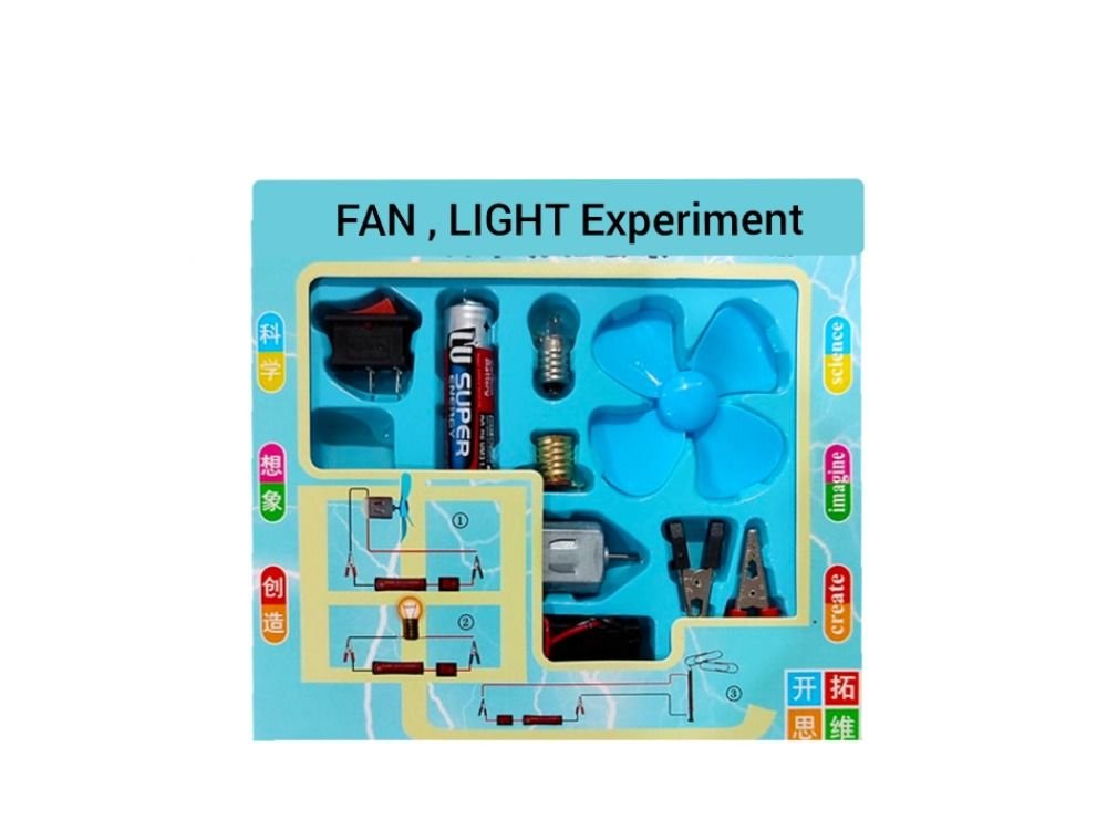 Fan And Light Science Experiment Toy