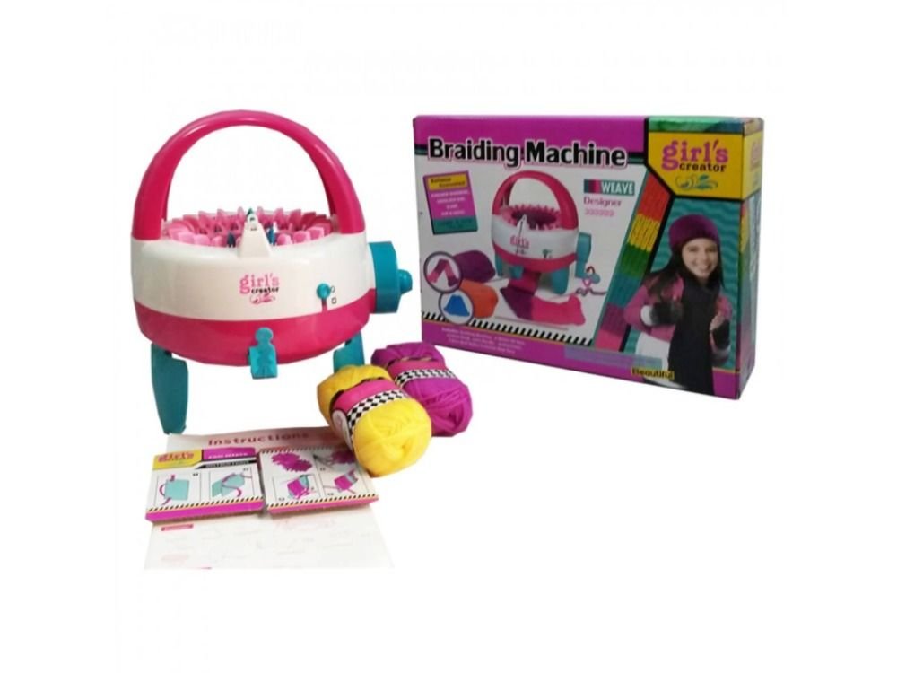 Girls Knitting Machine