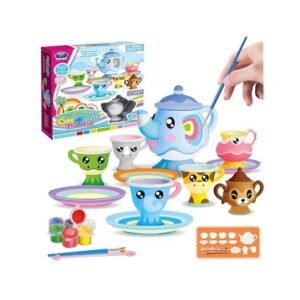 Ceramic Tea Set Coloring Game