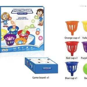 Shooting Game Colorful Cups
