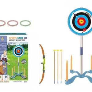 Jinbao Toys 2-in-1 Sports Game Set (Archery & Ring Toss)