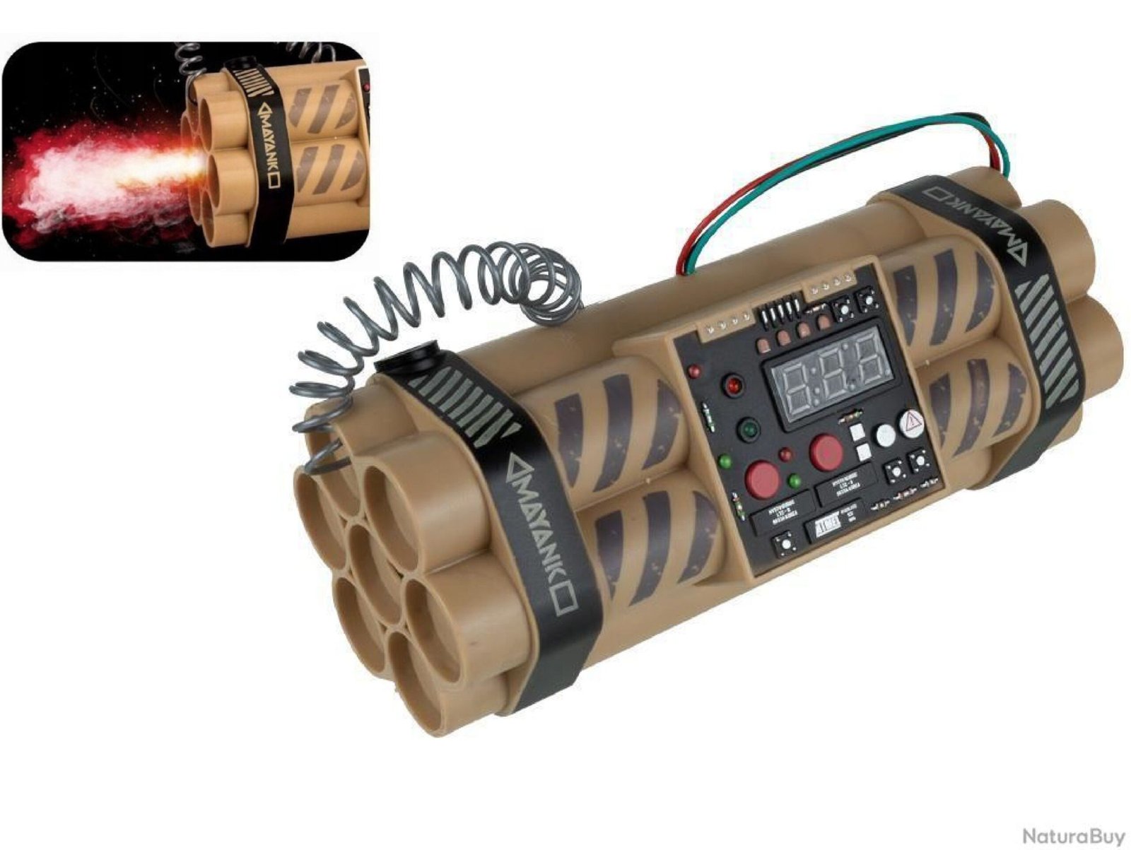 Mayank Dynamite Bomb Dummy with Countdown