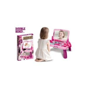 2-in-1 Kids Dressing Table and Drawing Board Playset