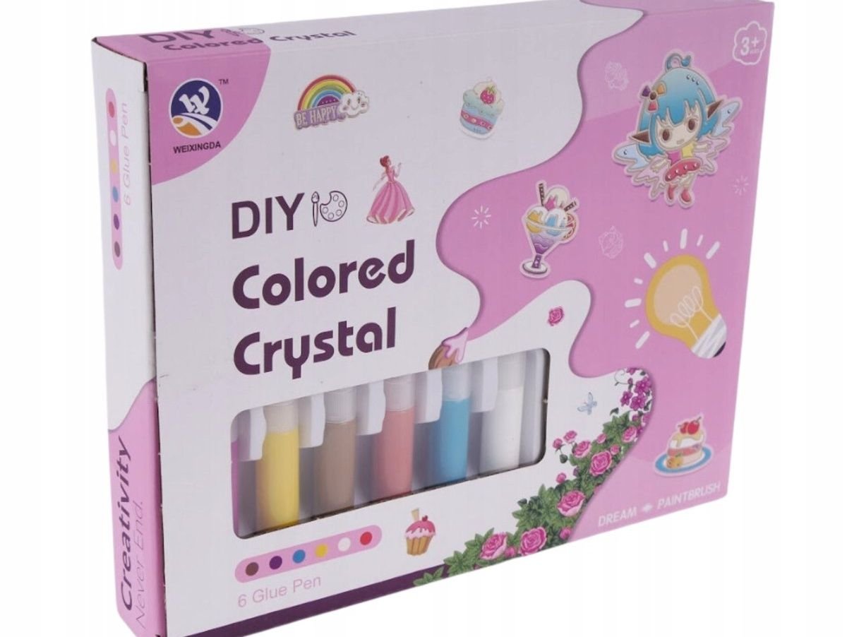 DIY Colored Crystal Paint Set